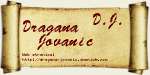 Dragana Jovanić vizit kartica